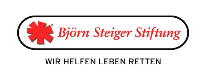 Logo of the Björn Steiger Foundation - We Help Save Lives