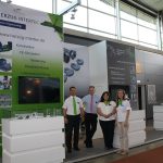 Picture of the HERZOG INTERTEC booth with employees at the Engine Expo 2015