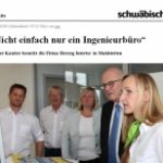 Volker Kauder zu Besuch bei Herzog Intertec: Nicht einfach nur ein Ingenieurbüro