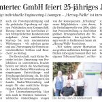 Herzog Intertec GmbH feiert 25-jähriges Jubiläum